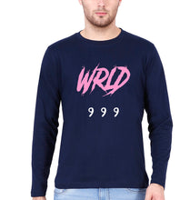 Load image into Gallery viewer, Juice WRLD 999 Full Sleeves T-Shirt for Men-S(38 Inches)-Navy Blue-Ektarfa.online
