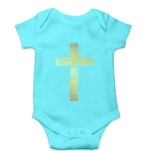 Load image into Gallery viewer, Christian Kids Romper For Baby Boy/Girl-0-5 Months(18 Inches)-Sky Blue-Ektarfa.online
