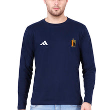 Load image into Gallery viewer, Belgium Football Full Sleeves T-Shirt for Men-Navy Blue-Ektarfa.online

