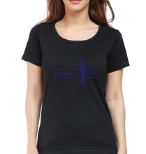 Load image into Gallery viewer, MS Dhoni T-Shirt for Women-Black-Ektarfa.online
