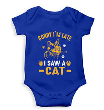 Load image into Gallery viewer, Cat Lover Kids Romper For Baby Boy/Girl-Royal blue-Ektarfa.online
