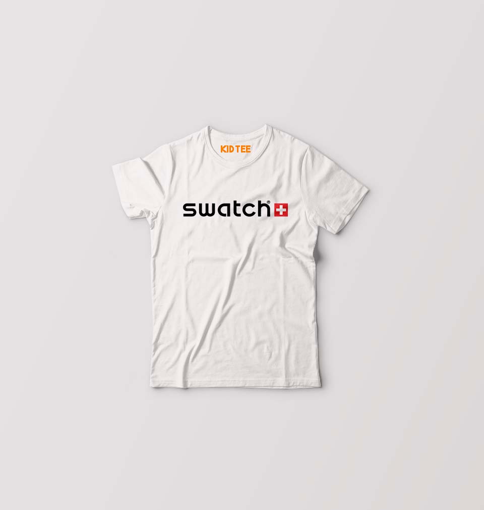 Swatch Kids T-Shirt for Boy/Girl-White-Ektarfa.online