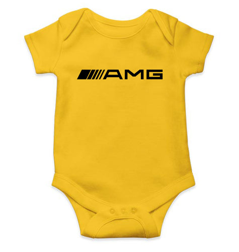 AMG Kids Romper For Baby Boy/Girl-0-5 Months(18 Inches)-Yellow-Ektarfa.online