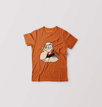 Load image into Gallery viewer, Popeye Kids T-Shirt for Boy/Girl-0-1 Year(20 Inches)-Orange-Ektarfa.online
