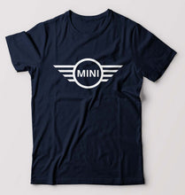 Load image into Gallery viewer, Mini Cooper T-Shirt for Men-S(38 Inches)-Navy Blue-Ektarfa.online
