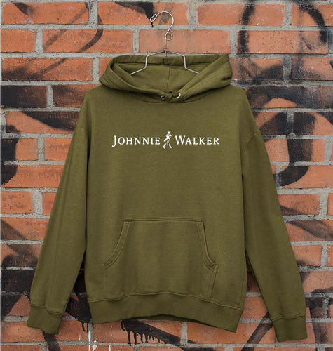 Johnnie Walker Unisex Hoodie for Men/Women-S(40 Inches)-Olive Green-Ektarfa.online