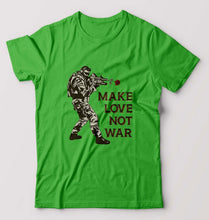 Load image into Gallery viewer, Guns N&#39; Roses Make Love Not War T-Shirt for Men-S(38 Inches)-flag green-Ektarfa.online
