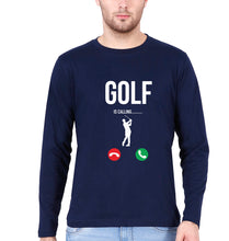 Load image into Gallery viewer, Golf Full Sleeves T-Shirt for Men-Navy Blue-Ektarfa.online

