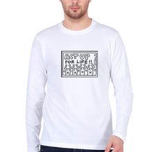 Load image into Gallery viewer, Keith Haring Full Sleeves T-Shirt for Men-White-Ektarfa.online
