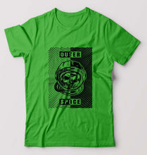 Load image into Gallery viewer, Outer Space T-Shirt for Men-S(38 Inches)-flag green-Ektarfa.online
