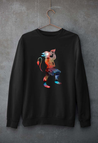 Hanuman Ji (God) Unisex Sweatshirt for Men/Women-Black-Ektarfa.online