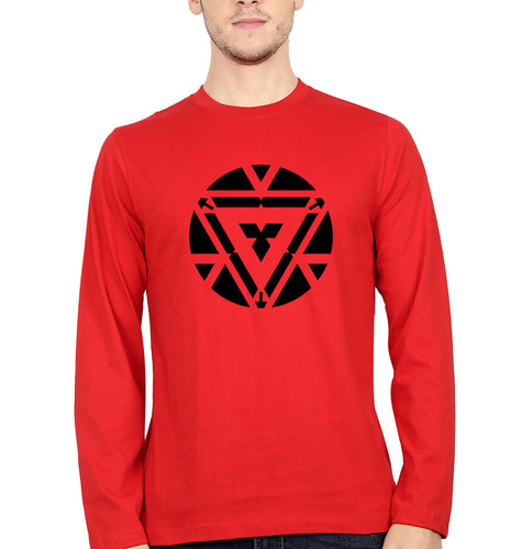 Iron Man Full Sleeves T-Shirt for Men-Red-Ektarfa.online