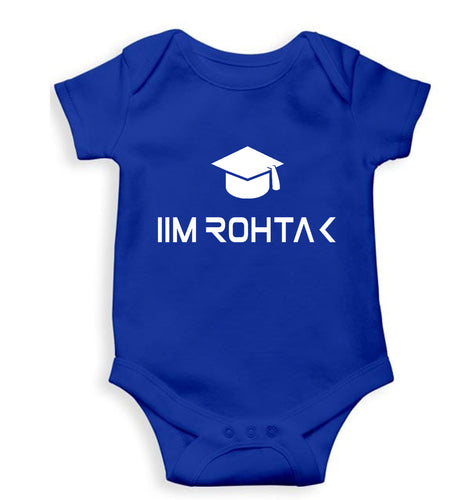 IIM Rohtak Kids Romper For Baby Boy/Girl-0-5 Months(18 Inches)-Royal Blue-Ektarfa.online