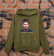 Load image into Gallery viewer, Messi Unisex Hoodie for Men/Women-Olive Green-Ektarfa.online
