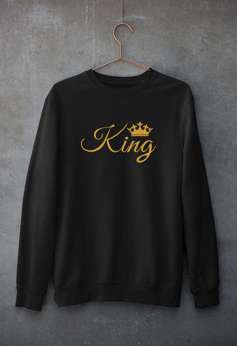 King Unisex Sweatshirt for Men/Women-Black-Ektarfa.online