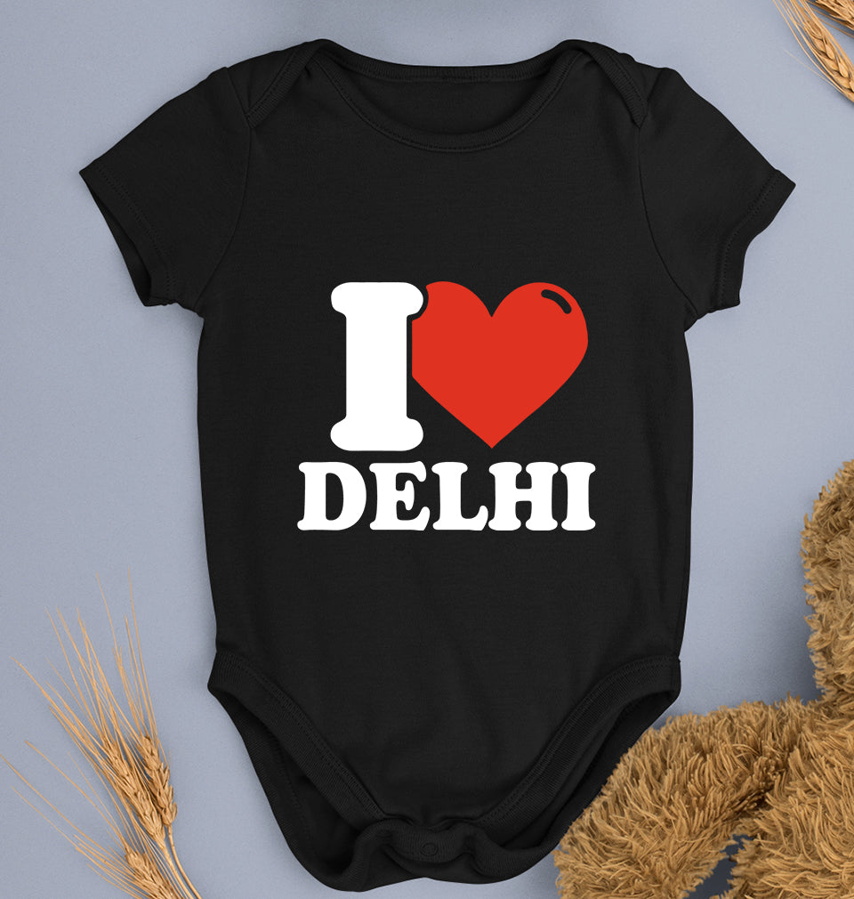 I Love Delhi Kids Romper Kids Romper For Baby Boy/Girl