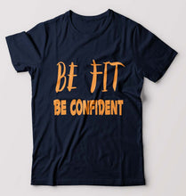 Load image into Gallery viewer, Gym Fit T-Shirt for Men-Navy Blue-Ektarfa.online
