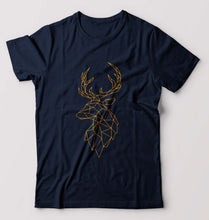 Load image into Gallery viewer, Deer T-Shirt for Men-Navy Blue-Ektarfa.online
