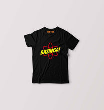 Load image into Gallery viewer, Sheldon Cooper Bazinga Kids T-Shirt for Boy/Girl-0-1 Year(20 Inches)-Black-Ektarfa.online
