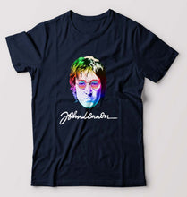 Load image into Gallery viewer, John Lennon T-Shirt for Men-Navy Blue-Ektarfa.online
