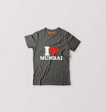 Load image into Gallery viewer, I Love Mumbai Kids T-Shirt for Boy/Girl-Charcoal-Ektarfa.online
