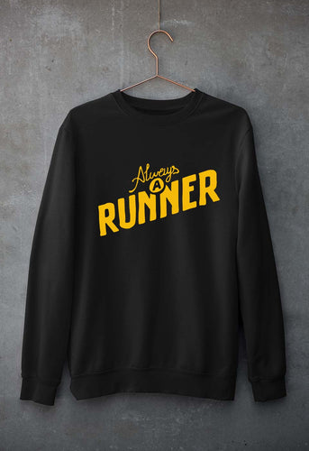 Runner Running Unisex Sweatshirt for Men/Women-Black-Ektarfa.online