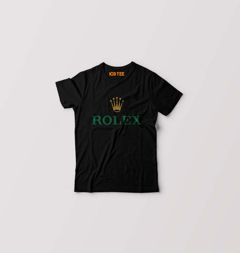 Rolex Kids T-Shirt for Boy/Girl-Black-Ektarfa.online