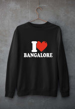 Load image into Gallery viewer, I Love BANGALORE Unisex Sweatshirt for Men/Women-Black-Ektarfa.online
