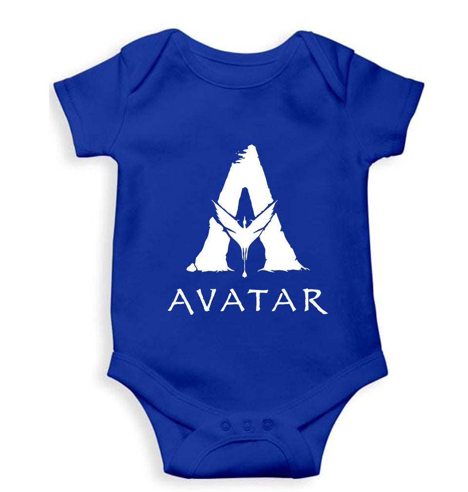 Avatar Kids Romper For Baby Boy/Girl-0-5 Months(18 Inches)-Royal Blue-Ektarfa.online