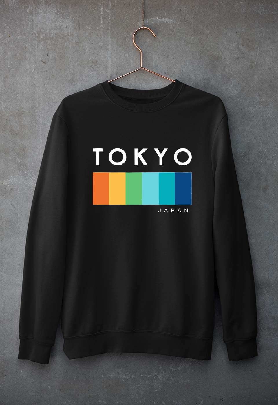 Tokyo Japan Unisex Sweatshirt for Men/Women-S(40 Inches)-Black-Ektarfa.online