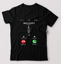 Load image into Gallery viewer, Maldives Calling T-Shirt for Men-Black-Ektarfa.online
