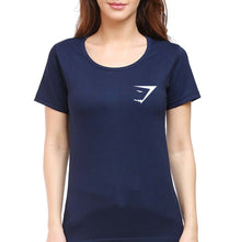 Load image into Gallery viewer, Gymshark T-Shirt for Women-XS(32 Inches)-Navy Blue-Ektarfa.online
