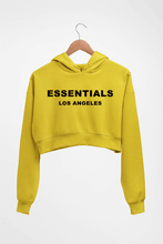 Load image into Gallery viewer, Essentials Crop HOODIE FOR WOMEN-Mustard Yellow-Ektarfa.online
