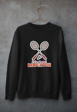 Load image into Gallery viewer, Badminton Unisex Sweatshirt for Men/Women-Black-Ektarfa.online

