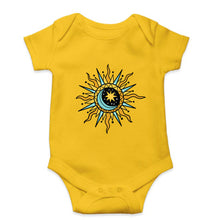 Load image into Gallery viewer, Psychedelic Chakra Kids Romper For Baby Boy/Girl-0-5 Months(18 Inches)-Yellow-Ektarfa.online
