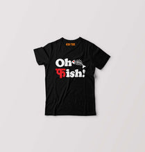 Load image into Gallery viewer, Fish Funny Kids T-Shirt for Boy/Girl-0-1 Year(20 Inches)-Black-Ektarfa.online
