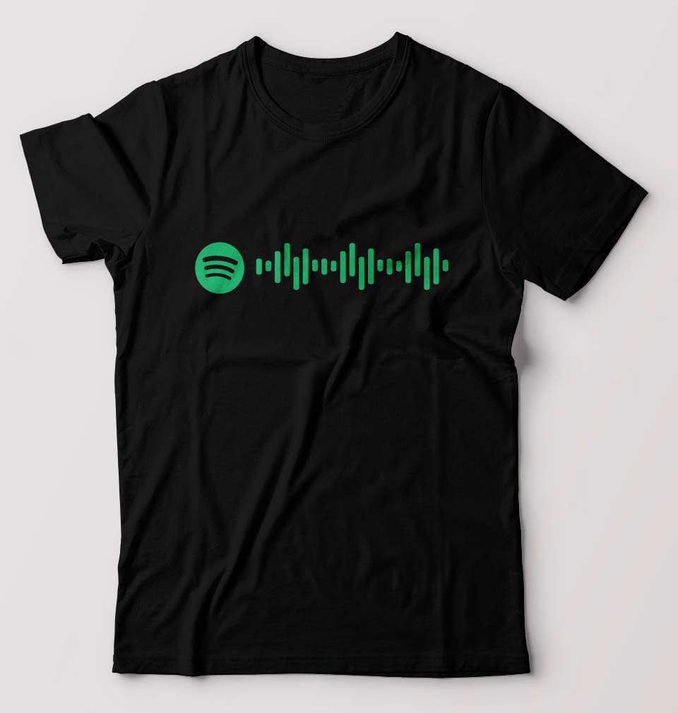 Spotify T-Shirt for Men-Black-Ektarfa.online