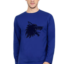 Load image into Gallery viewer, Wolf Full Sleeves T-Shirt for Men-royal blue-Ektarfa.online
