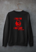 Load image into Gallery viewer, Karl Marx Unisex Sweatshirt for Men/Women-Black-Ektarfa.online
