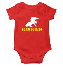 Load image into Gallery viewer, Born To Ride Kids Romper For Baby Boy/Girl-0-5 Months(18 Inches)-Red-Ektarfa.online
