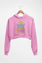 Load image into Gallery viewer, Smile are Always in Fashion Crop HOODIE FOR WOMEN
