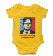 Load image into Gallery viewer, Dwight Schrute Kids Romper For Baby Boy/Girl-0-5 Months(18 Inches)-Yellow-Ektarfa.online
