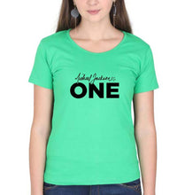 Load image into Gallery viewer, Michael Jackson T-Shirt for Women-XS(32 Inches)-Flag Green-Ektarfa.online
