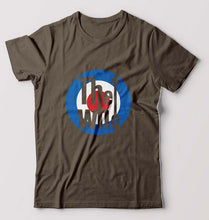 Load image into Gallery viewer, The Who Band T-Shirt for Men-S(38 Inches)-Olive Green-Ektarfa.online
