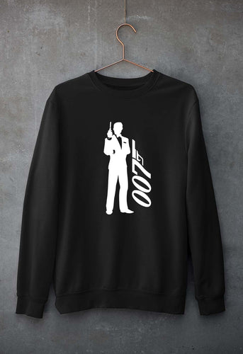 James Bond (007) Unisex Sweatshirt for Men/Women-Black-Ektarfa.online