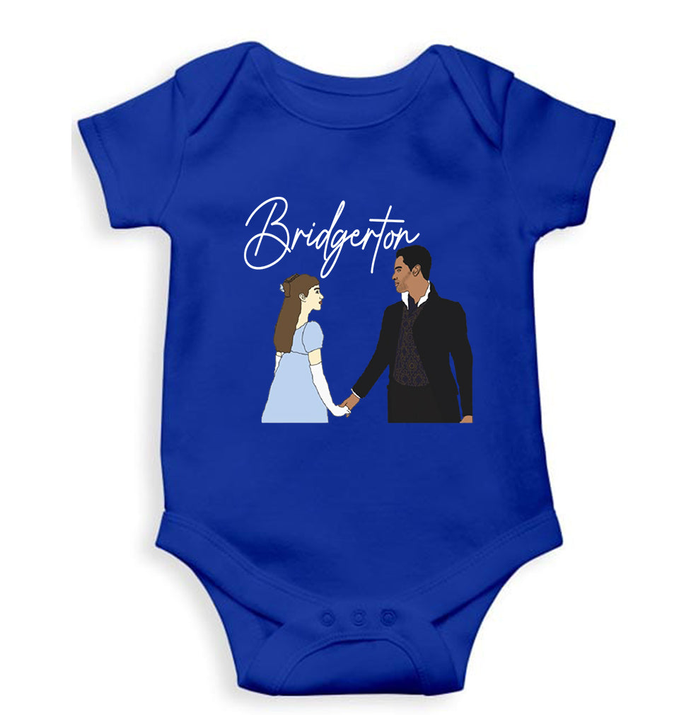 Bridgerton Kids Romper For Baby Boy/Girl-Royal Blue-Ektarfa.online