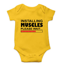 Load image into Gallery viewer, Gym Kids Romper For Baby Boy/Girl-0-5 Months(18 Inches)-Yellow-Ektarfa.online
