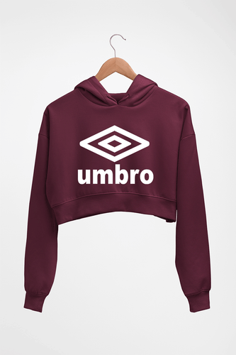 Umbro Crop HOODIE FOR WOMEN-Maroon-Ektarfa.online