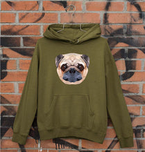 Load image into Gallery viewer, Pug Dog Unisex Hoodie for Men/Women-S(40 Inches)-Olive Green-Ektarfa.online
