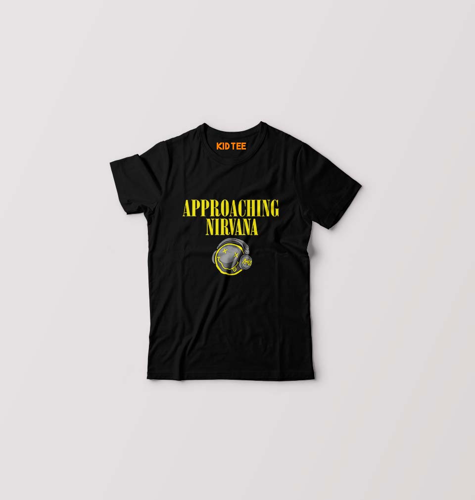 Nirvana Kids T-Shirt for Boy/Girl-Black-Ektarfa.online